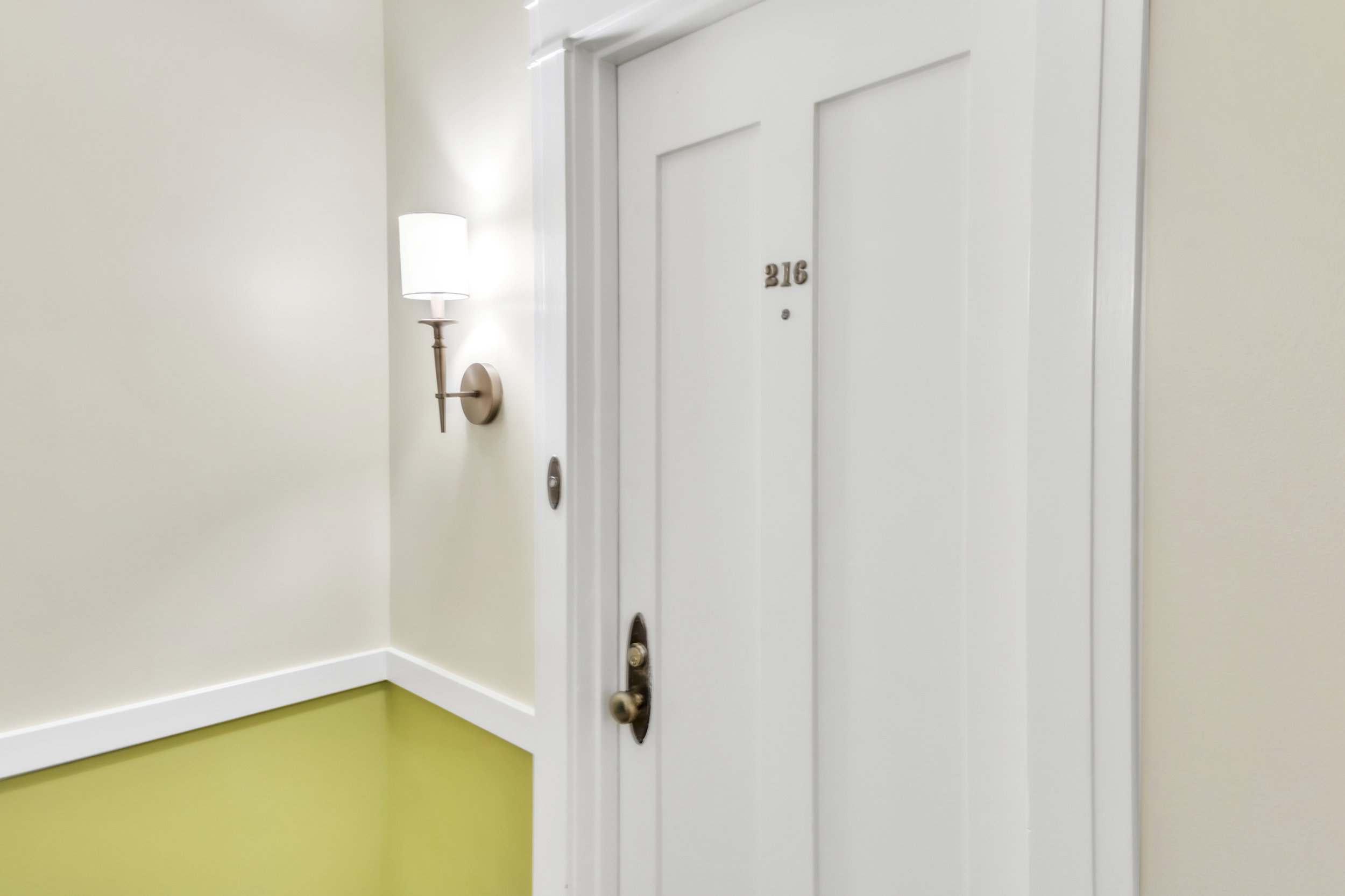 Doorway to property