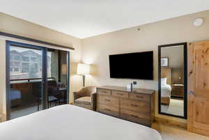 Bedroom with deck access