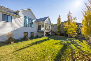 Rear view of property