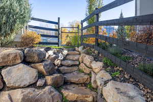 Exterior view of a gate