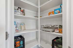 View of pantry