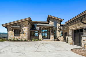 View of building exterior with driveway