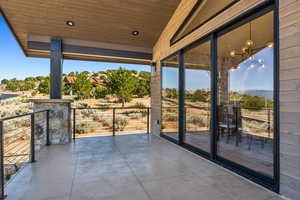 View of patio