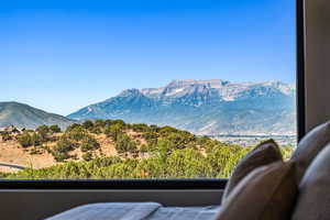 View of mountain background