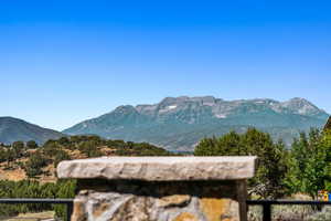 View of mountain background