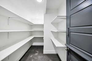 View of storage area