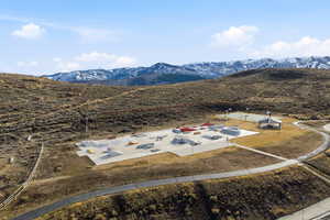 Drone / aerial view of mountains