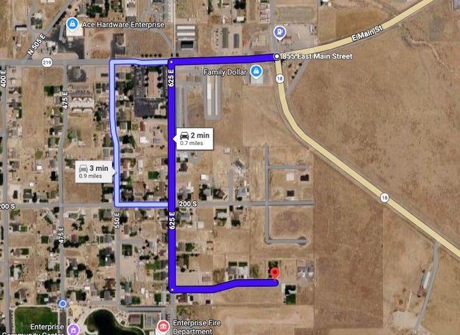 Map location