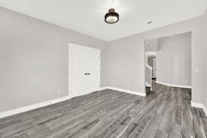 Living room is open to foyer and can be closed from kitchen