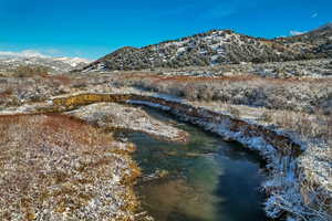 View of mountain background