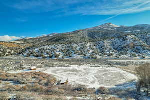View of mountain background