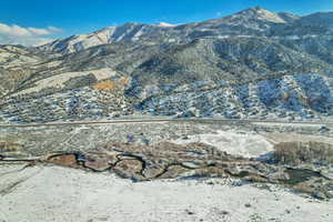 View of mountain background
