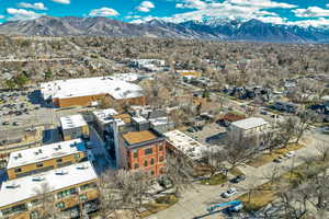 Drone / aerial view of mountains
