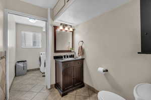 Half bath and laundry room