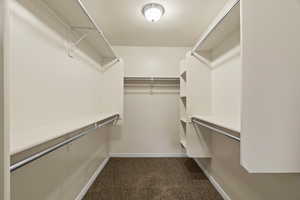 Primary walk in closet