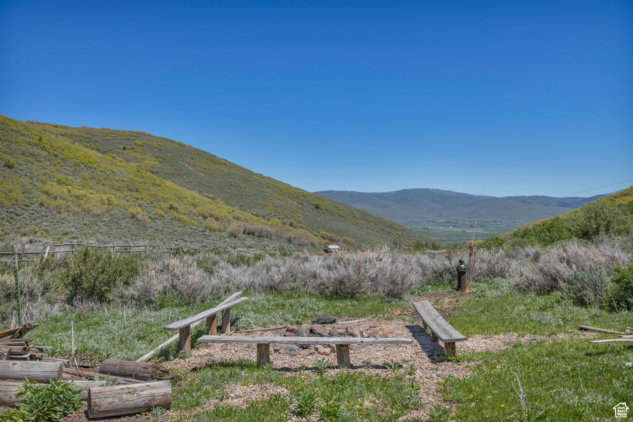 View of mountain backdrop