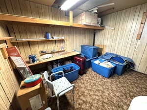 View of storage room