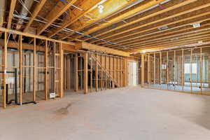 Miscellaneous room featuring concrete floors