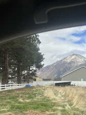 View of mountain background