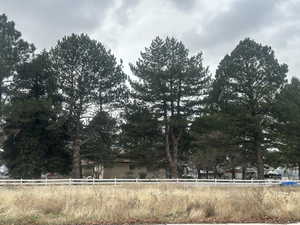 Rear view of property