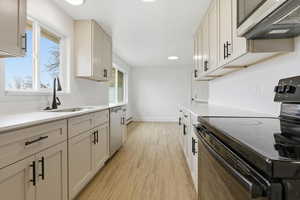 BRAND NEW INSIDE. New Kitchen, new windows, new flooring throughout, new paint and trim, new lighting