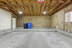 Over Sized garage!  Plenty of room for everything