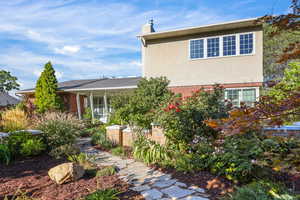 Front view facing east