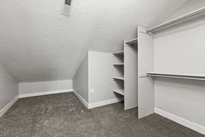 ADU storage room with built-in shelving