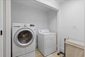 Basement second laundry space