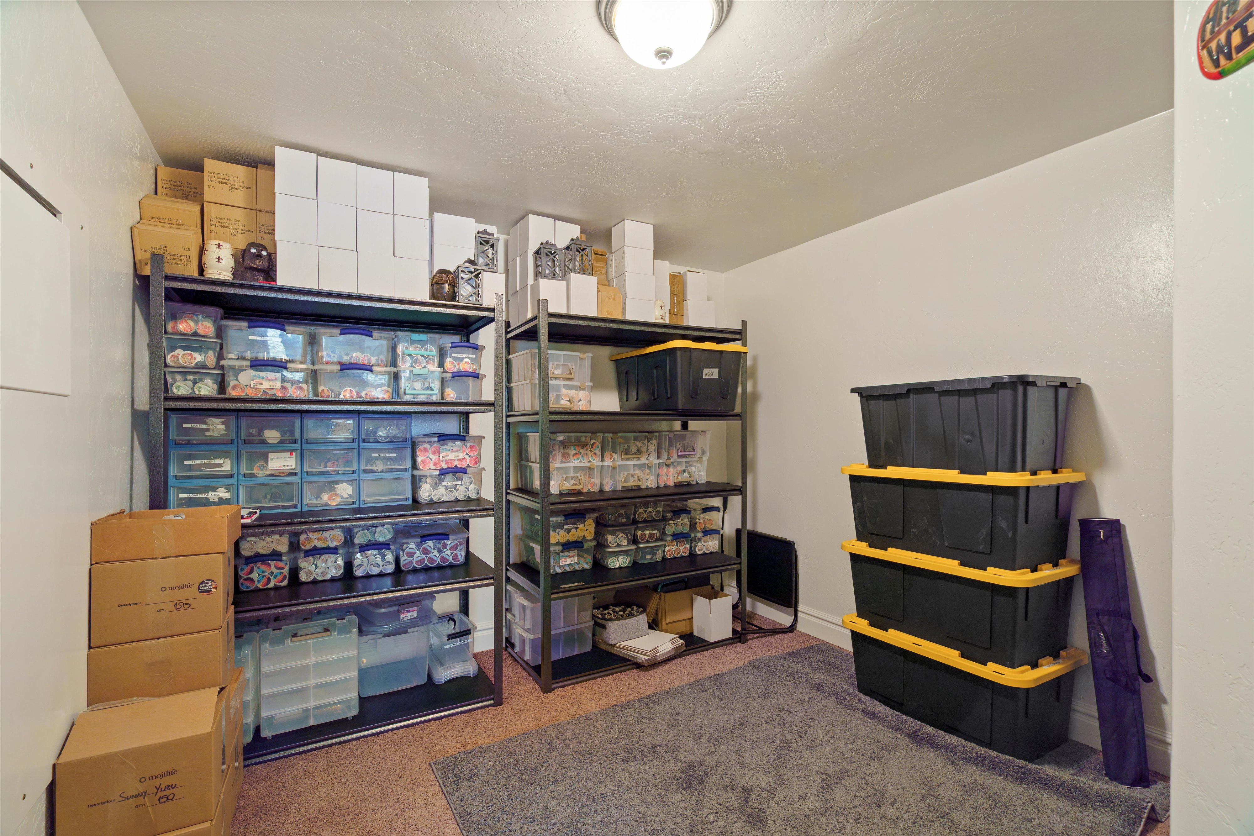 View of storage area