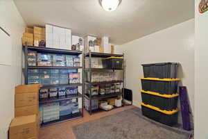 View of storage area