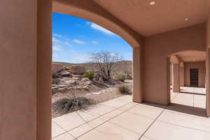 View of patio
