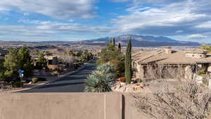 Mountain view from front of home