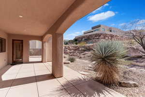 View of patio