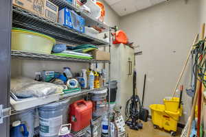 View of storage area