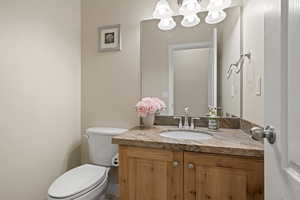 Main floor half bath