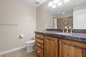 Downstairs full bath