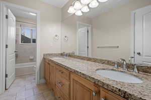 Upstairs full bath