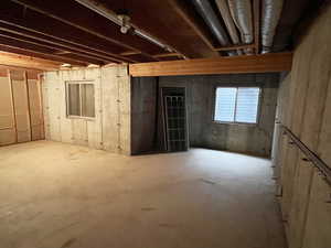 View of basement