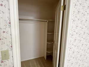 View of closet