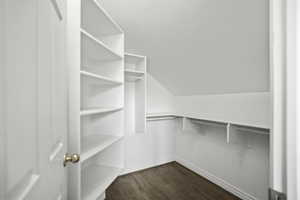 Large walk in closet