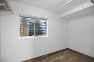 Large walk in closet