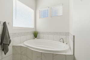 Bathroom with a bath