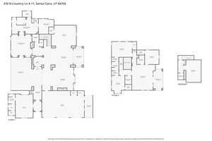 All levels - Main Home and ADU Floorplan