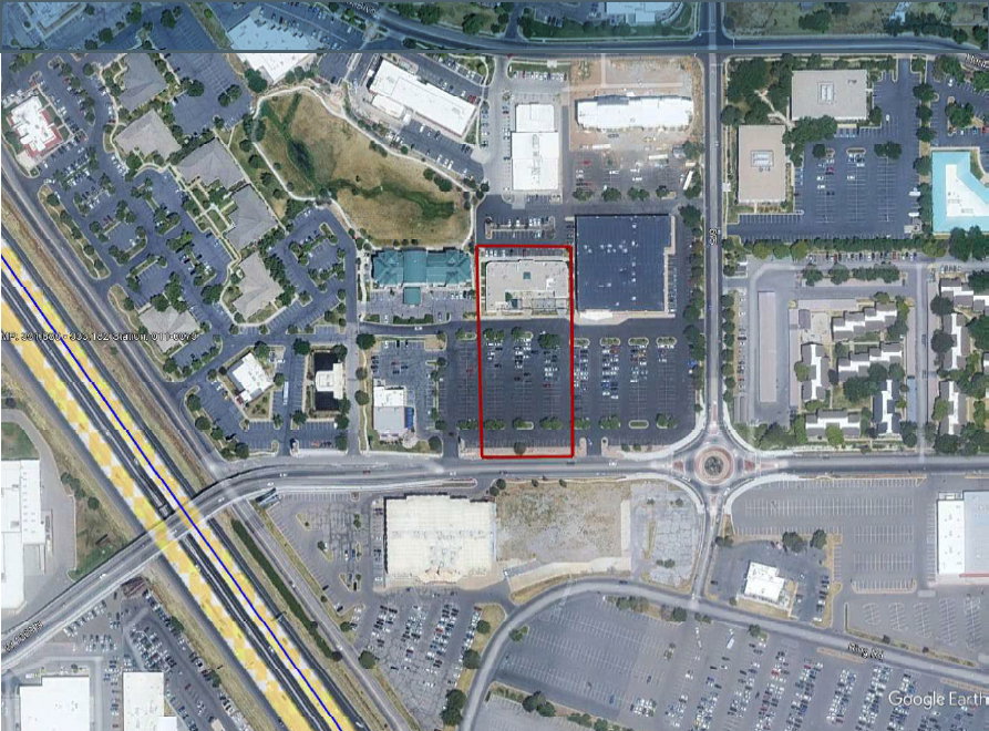 Map of property location with property parcel outlined