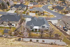 Aerial view of property and surrounding area