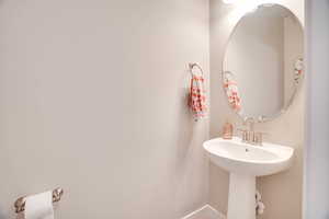 View of bathroom