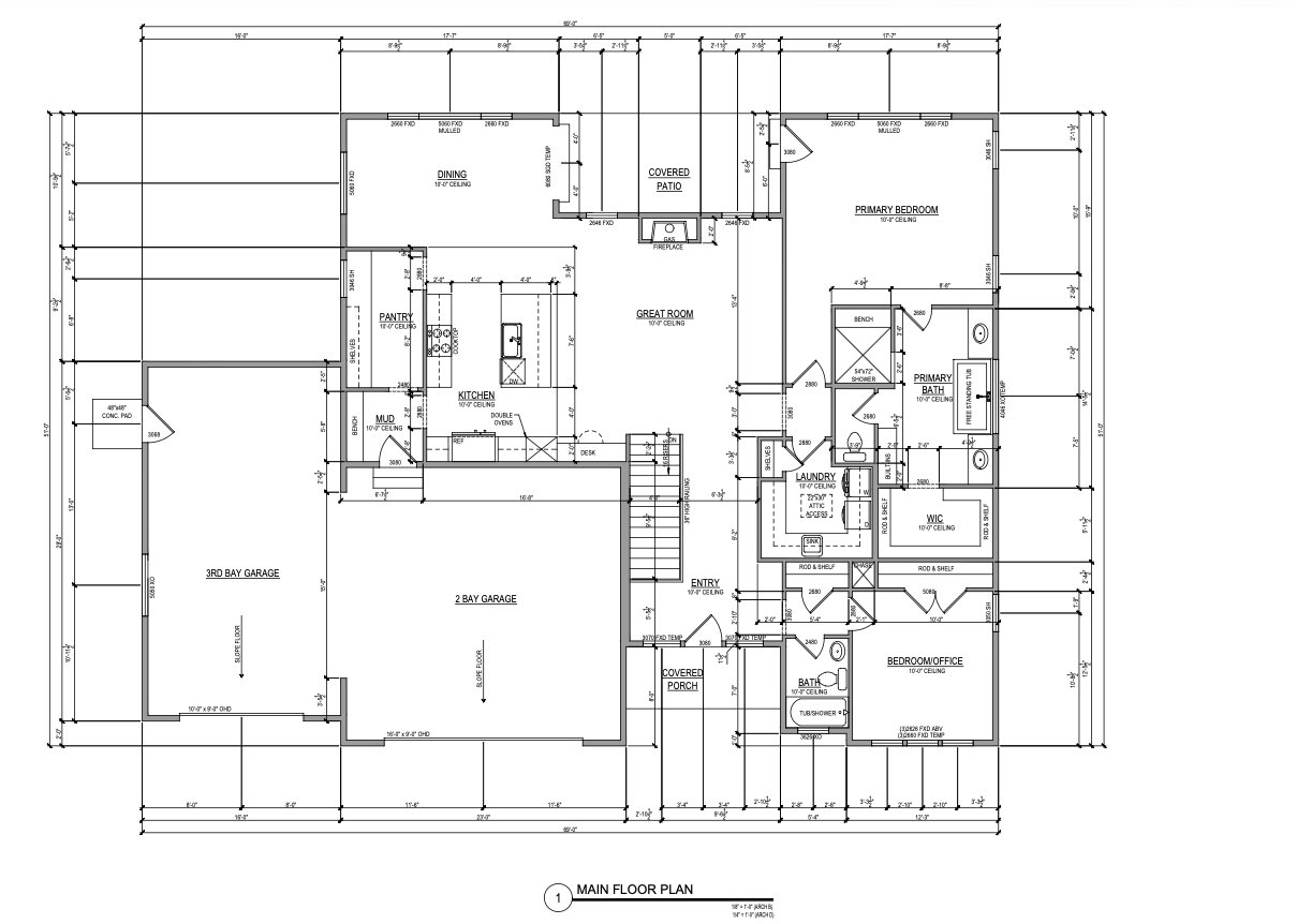 View of room layout