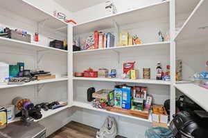 View of storage area