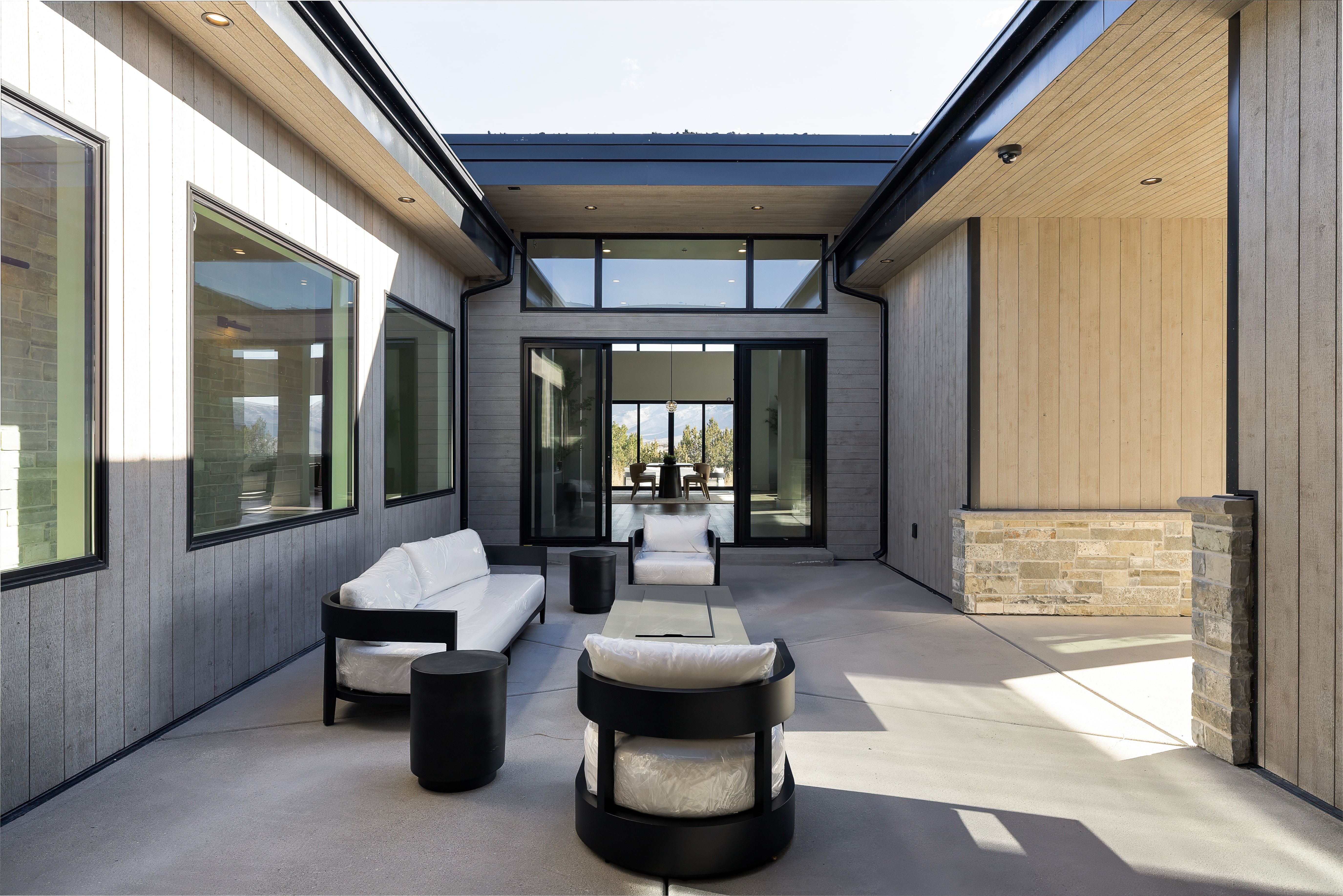 View of patio / terrace with an outdoor hangout area